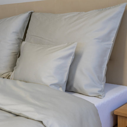 Bézs egyszínű szatén ágyneműhuzat garnitúra - TC 300