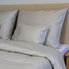 Bézs egyszínű szatén ágyneműhuzat garnitúra - TC 300