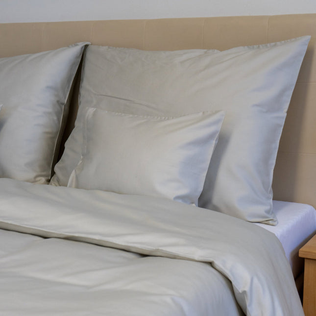 Bézs egyszínű szatén ágyneműhuzat garnitúra - TC 300