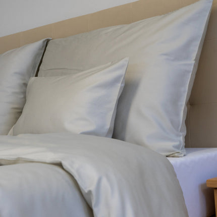 Bézs egyszínű szatén ágyneműhuzat garnitúra - TC 300