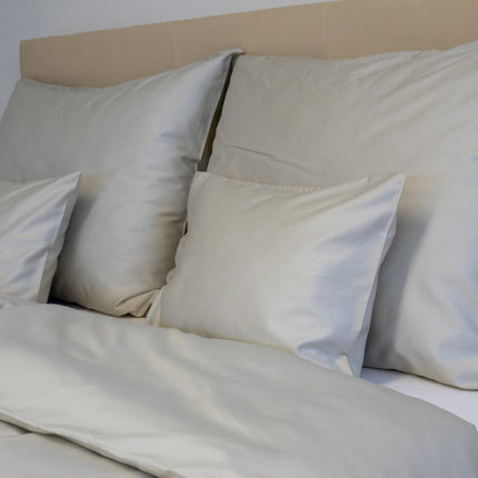 Bézs egyszínű szatén ágyneműhuzat garnitúra - TC 300