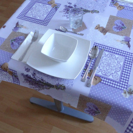 Viaszosvászon asztalterítő - Prémium minőség! - Levendula 140x200 cm