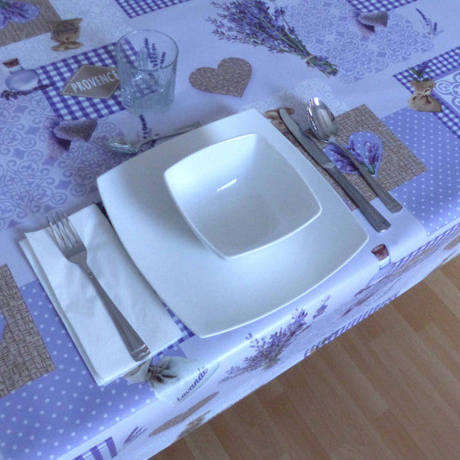 Viaszosvászon asztalterítő - Prémium minőség! - Levendula 140x200 cm