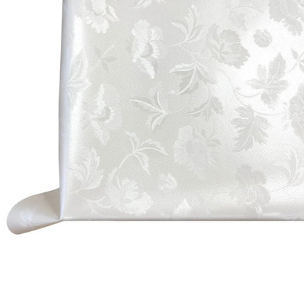 Viaszosvászon asztalterítő - Prémium minőség! - Elegáns fehér mintás 130x140 cm