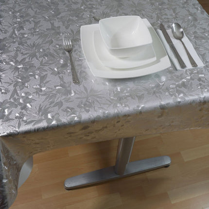 Gold-Viaszosvászon asztalterítő - Prémium minőség! - Ezüst színű 140x140 és 140x180 cm