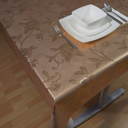 Gold-Viaszosvászon asztalterítő - Prémium minőség! - Rose Gold színű - 140x140 és 140x300 cm