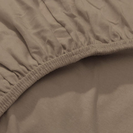 Jersey - Gumis lepedő - Cappuccino - Prémium minőség! - 150 gr/m2