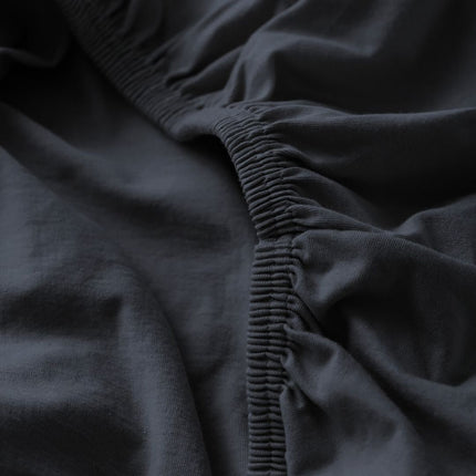 Jersey - Gumis lepedő - Grafit - Prémium minőség! - 150 gr/m2