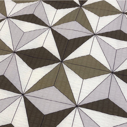 Krepp párnahuzat - Keki geometriai mintás