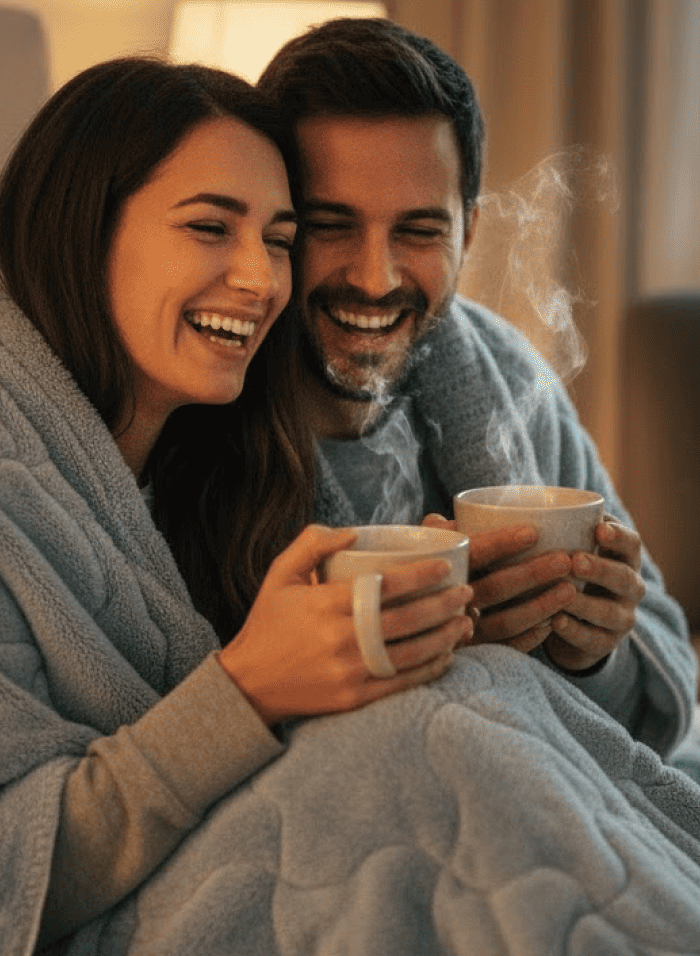 <h2>Kétoldalas puhaság, teljes kényelem</h2>